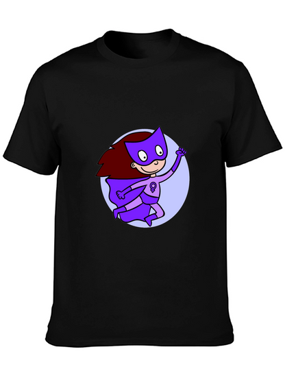 Feminist Super Hero Black T-Shirt