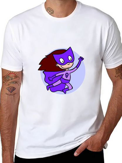 Feminist Super Hero Black T-Shirt