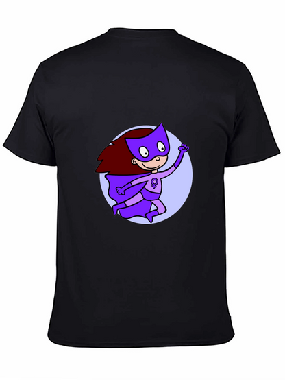 Feminist Super Hero Black T-Shirt