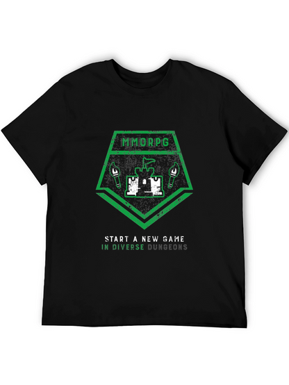 MMORPG Start a New Game Graphic T-Shirt