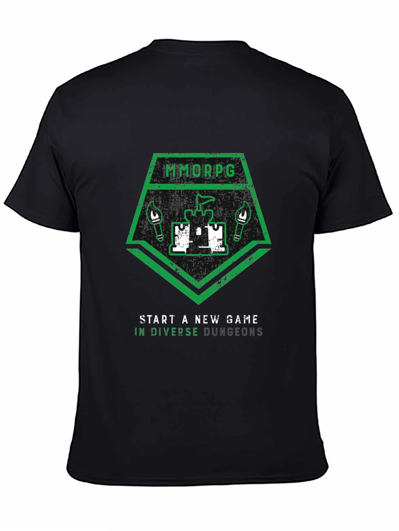 MMORPG Start a New Game Graphic T-Shirt