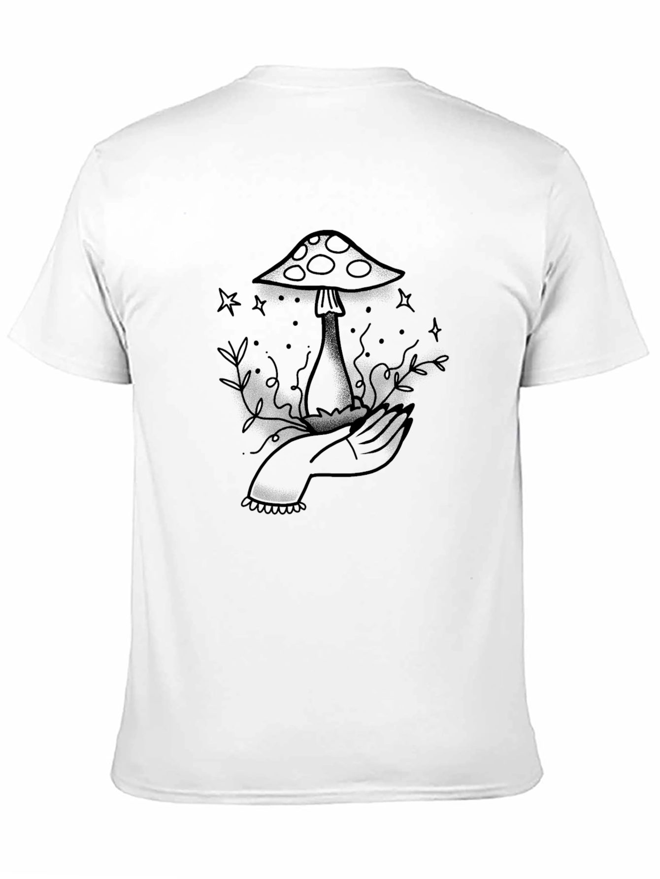 Mushroom Tattoo Graphic Tee