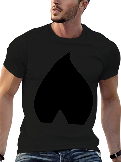 Spade Graphic Black T-Shirt - Modern Casual Wear