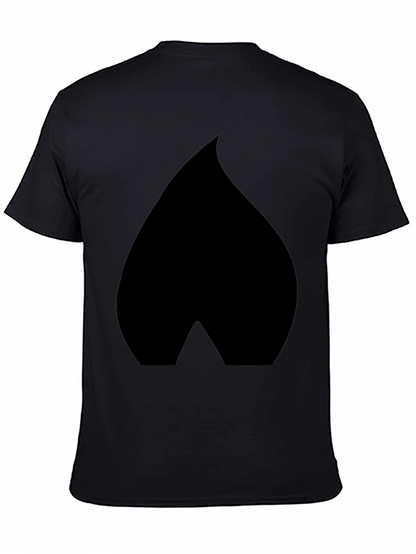 Spade Graphic Black T-Shirt - Modern Casual Wear