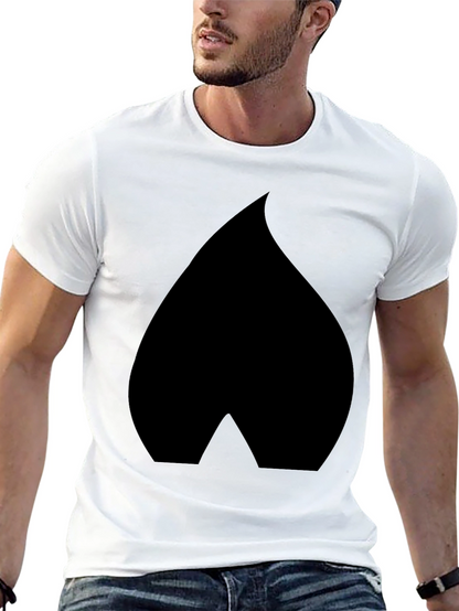 Spade Graphic Black T-Shirt - Modern Casual Wear