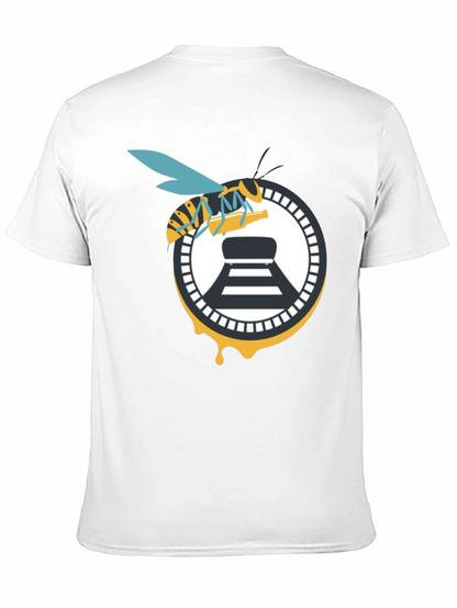 Bee and Beer Logo Black T-Shirt