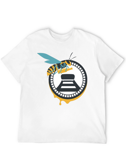 Bee and Beer Logo Black T-Shirt