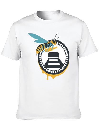 Bee and Beer Logo Black T-Shirt