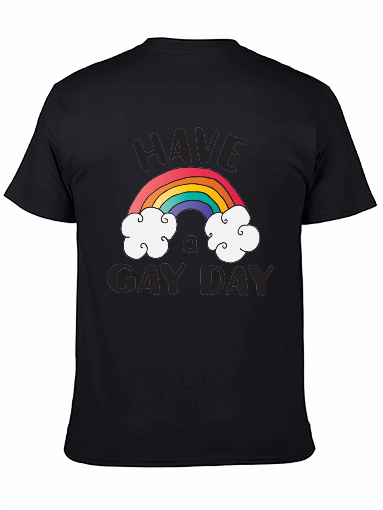Rainbow Have A Gay Day Graphic Tee