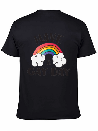 Rainbow Have A Gay Day Graphic Tee