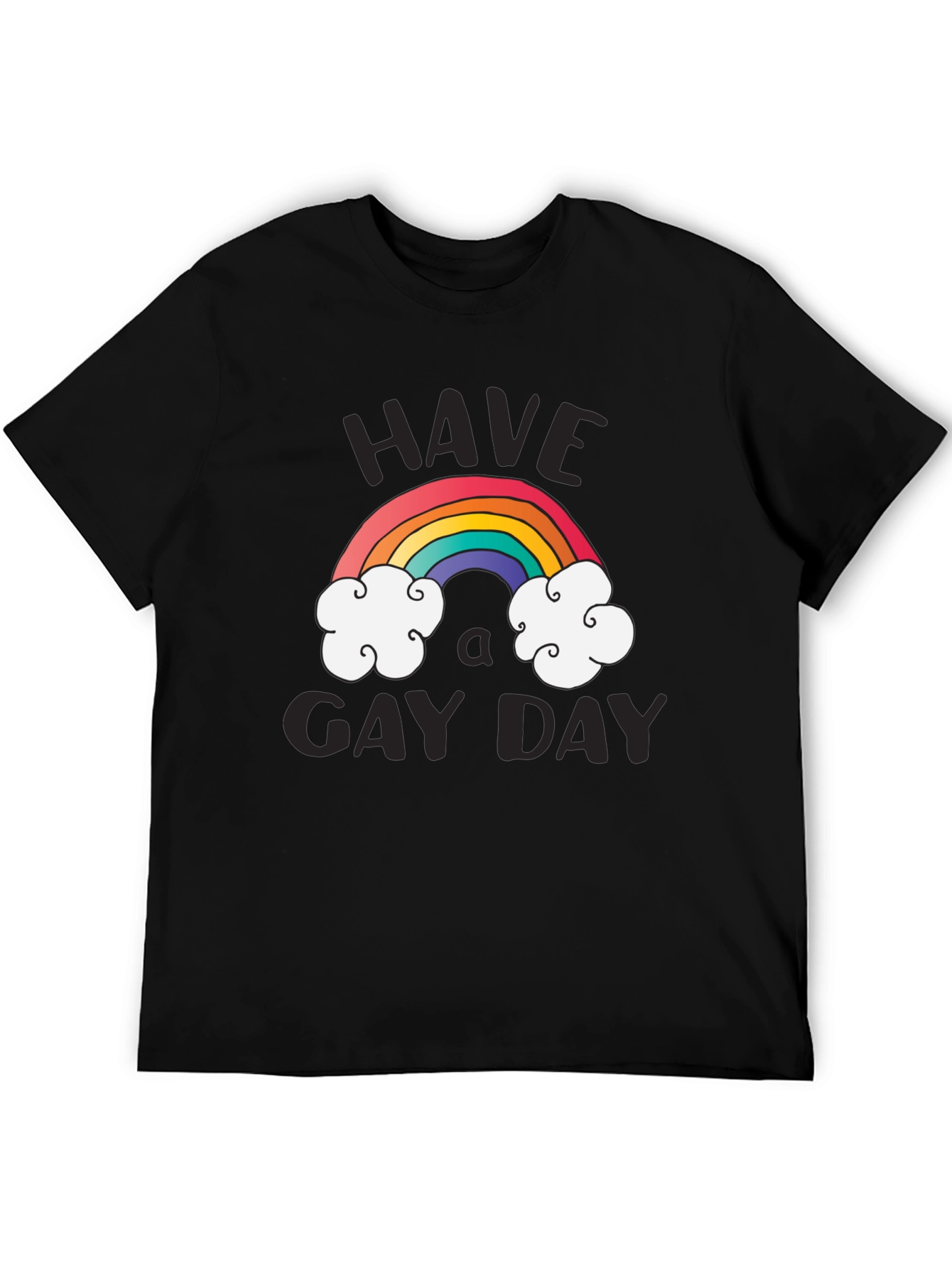 Rainbow Have A Gay Day Graphic Tee