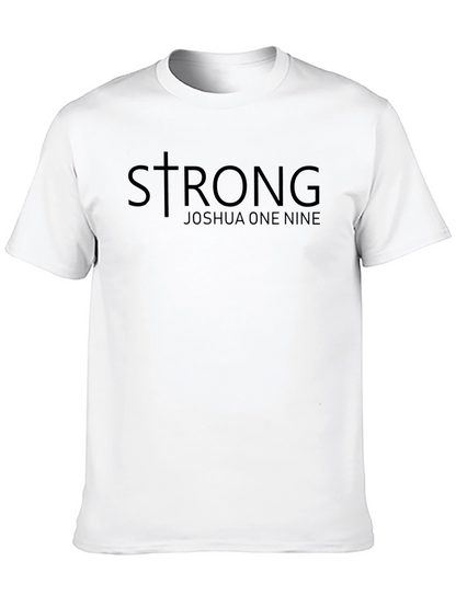 Strong Joshua One Nine Christian T-Shirt