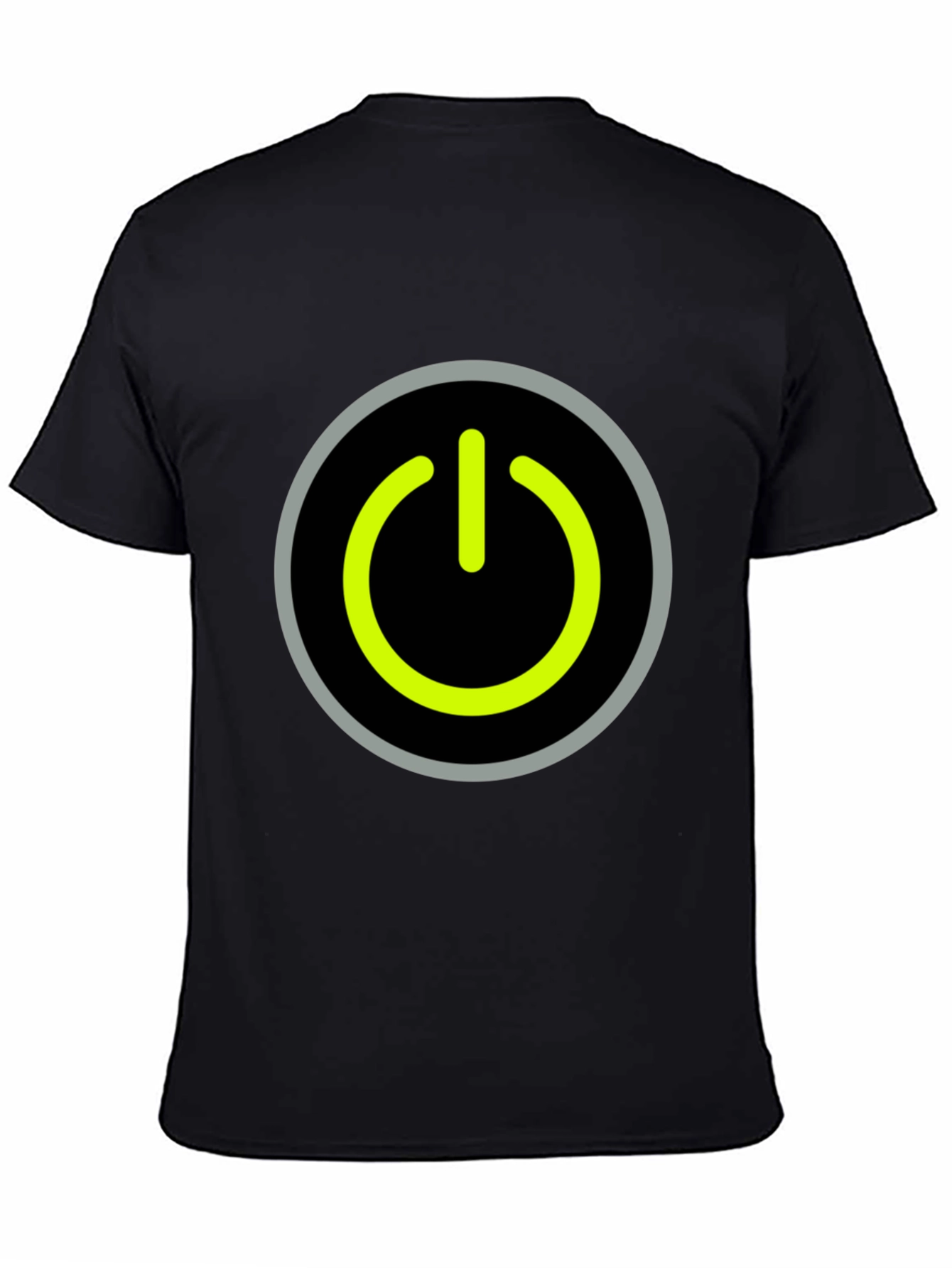 Power Button Graphic Tee - Black