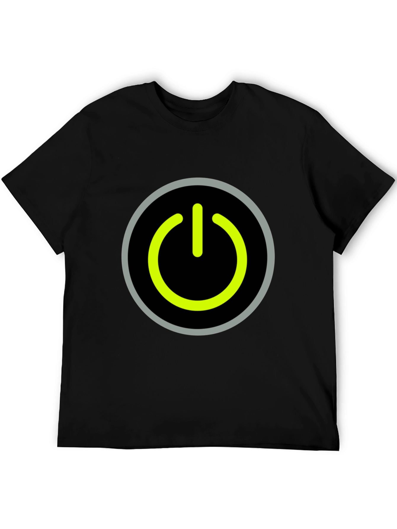 Power Button Graphic Tee - Black