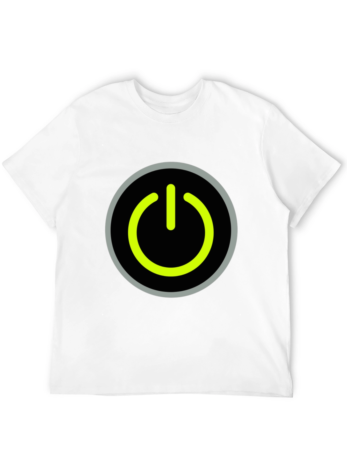 Power Button Graphic Tee - Black