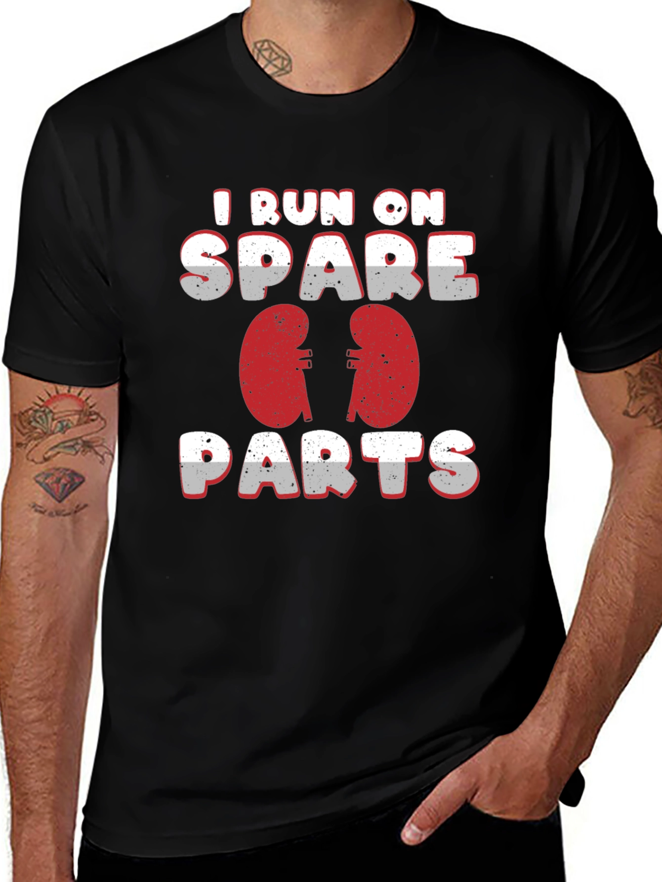 I Run On Spare Parts Kidney T-Shirt