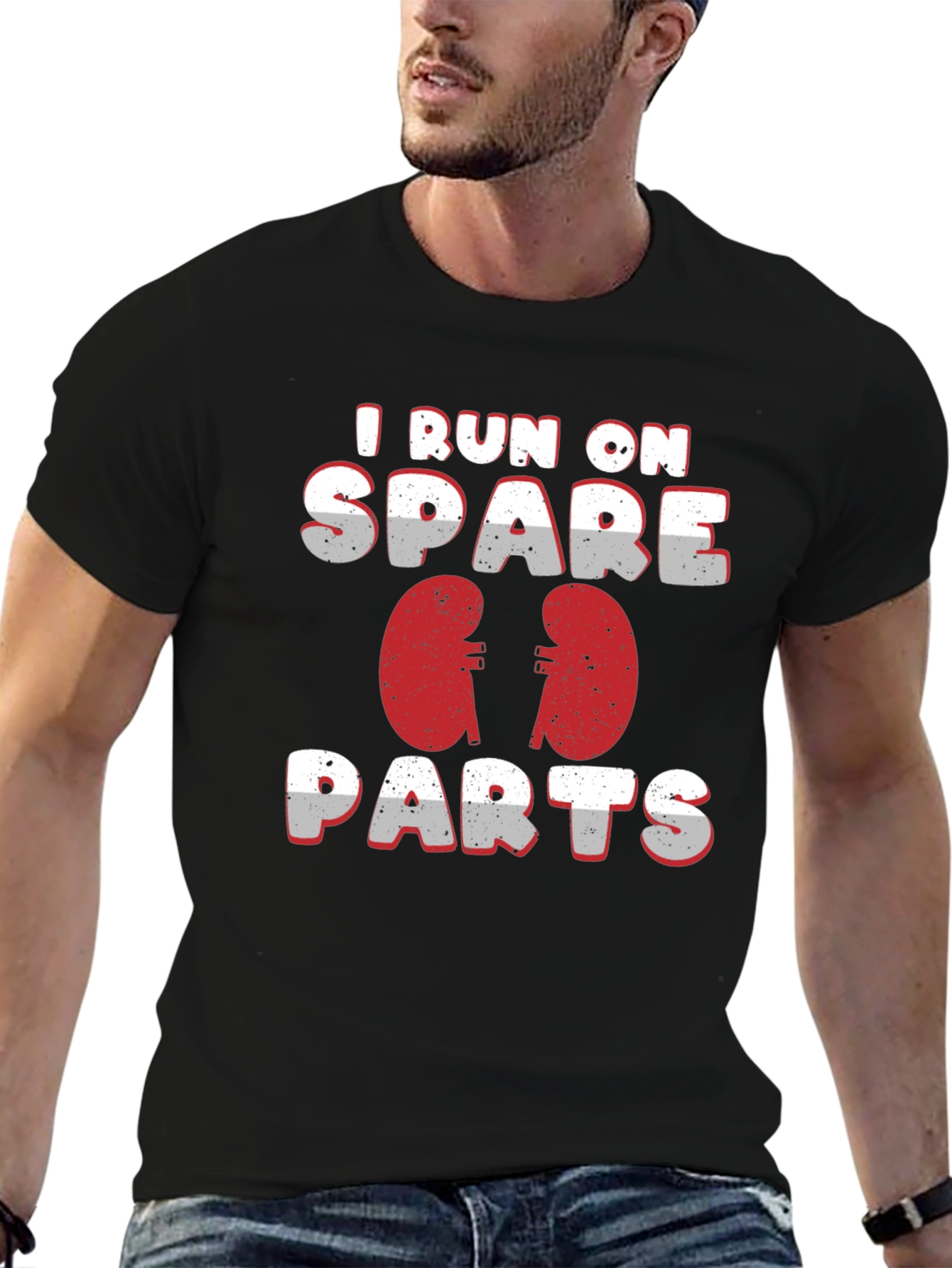 I Run On Spare Parts Kidney T-Shirt