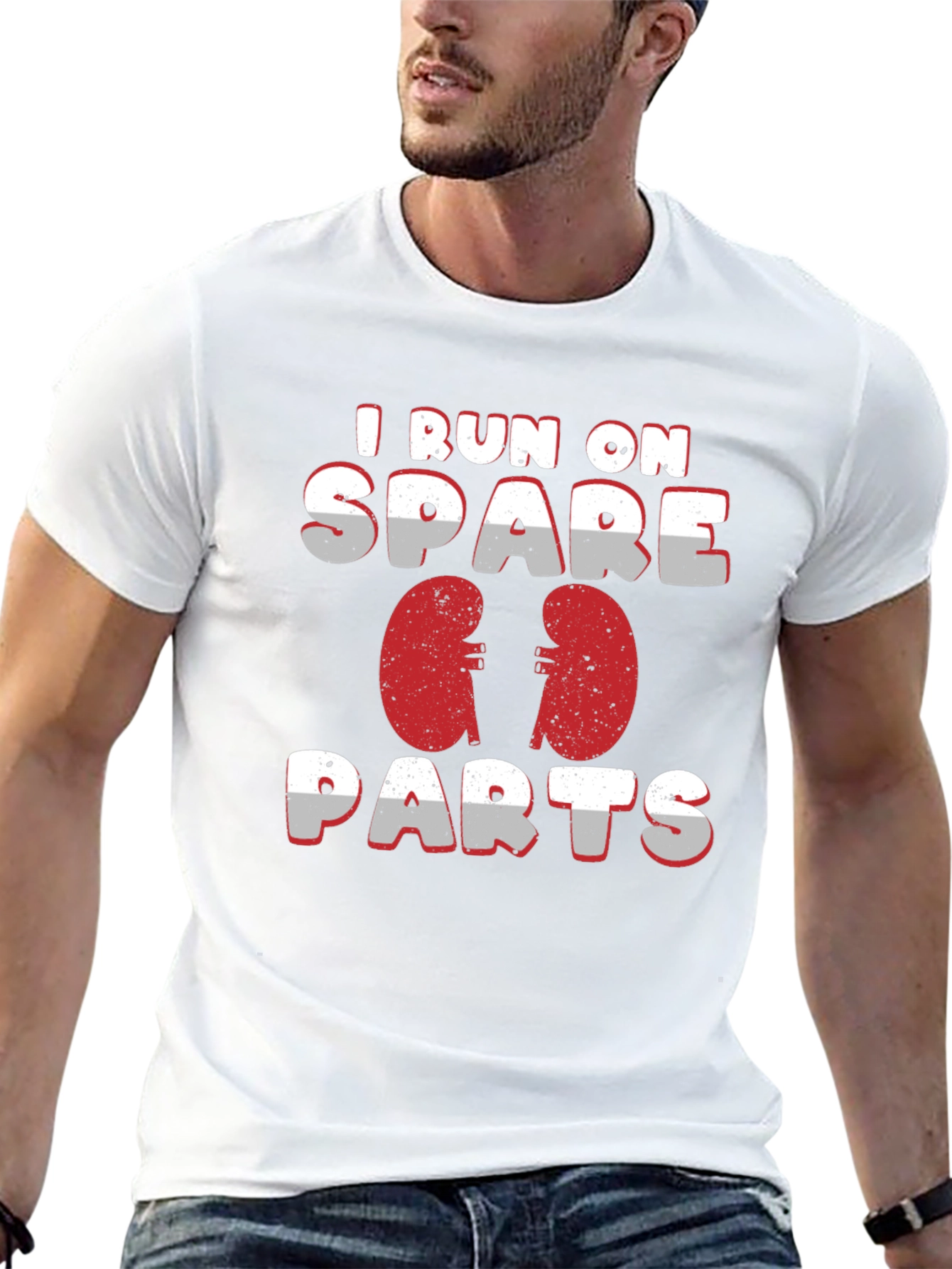 I Run On Spare Parts Kidney T-Shirt
