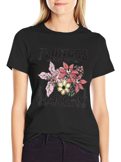 Flowers Heartbeat Garden T-Shirt