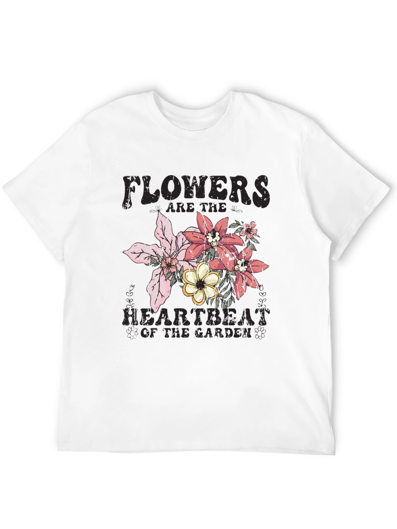 Flowers Heartbeat Garden T-Shirt