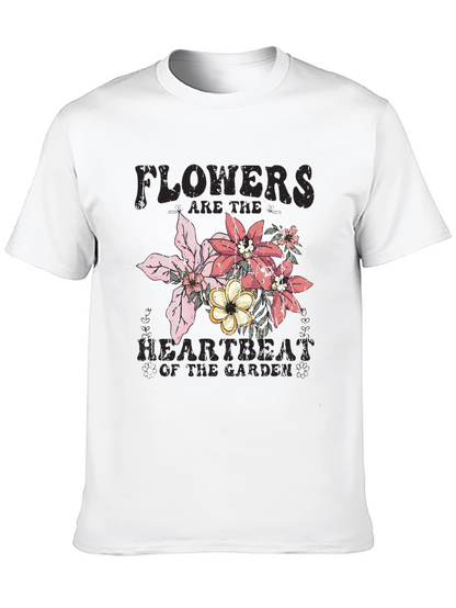 Flowers Heartbeat Garden T-Shirt