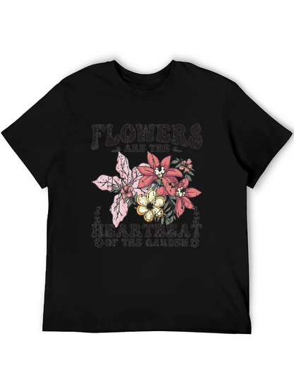 Flowers Heartbeat Garden T-Shirt