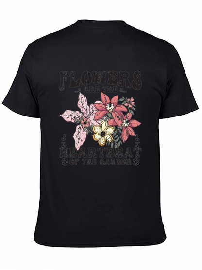 Flowers Heartbeat Garden T-Shirt