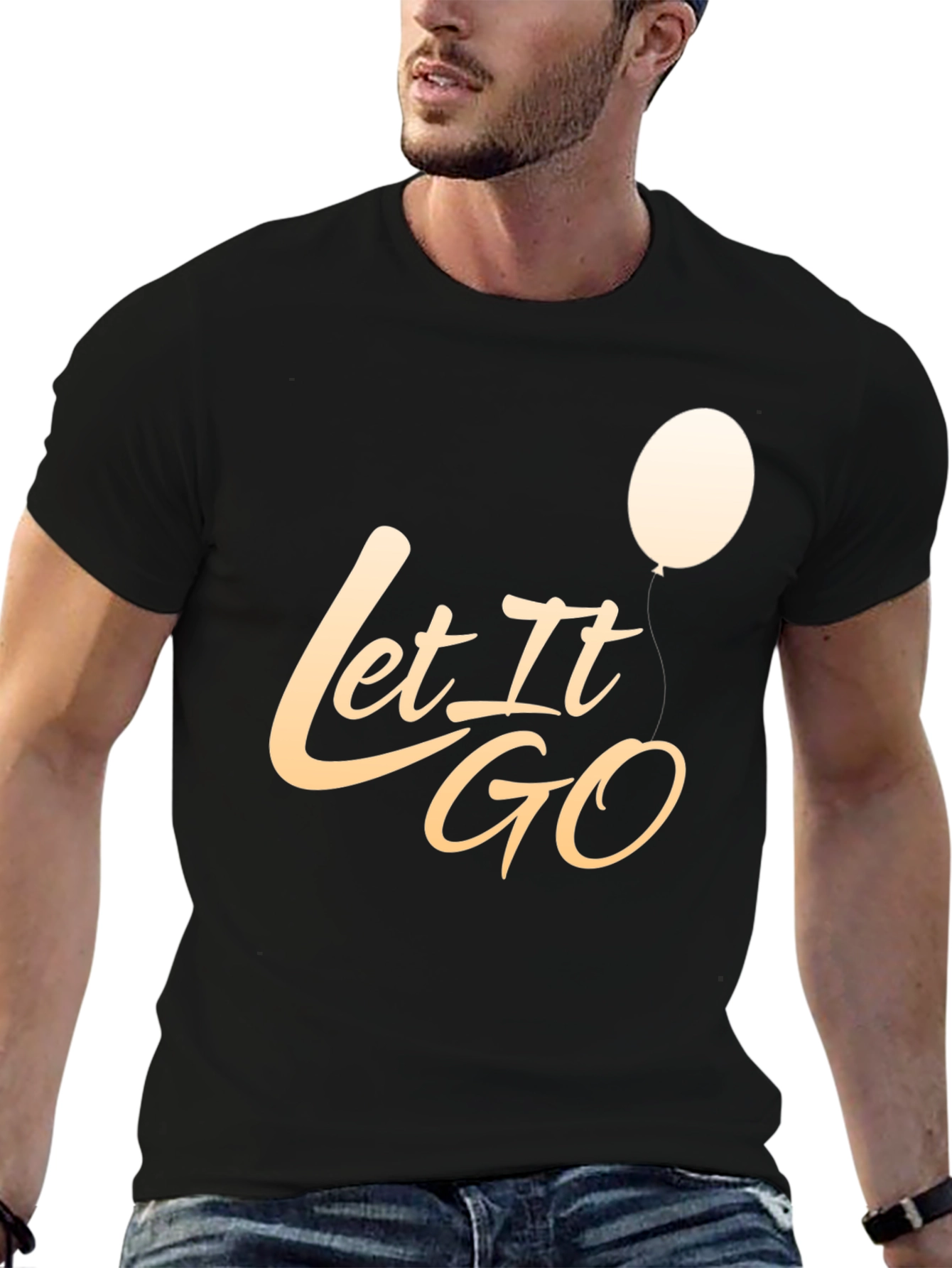 Let It Go Graphic T-Shirt - Stylish Casual Tee