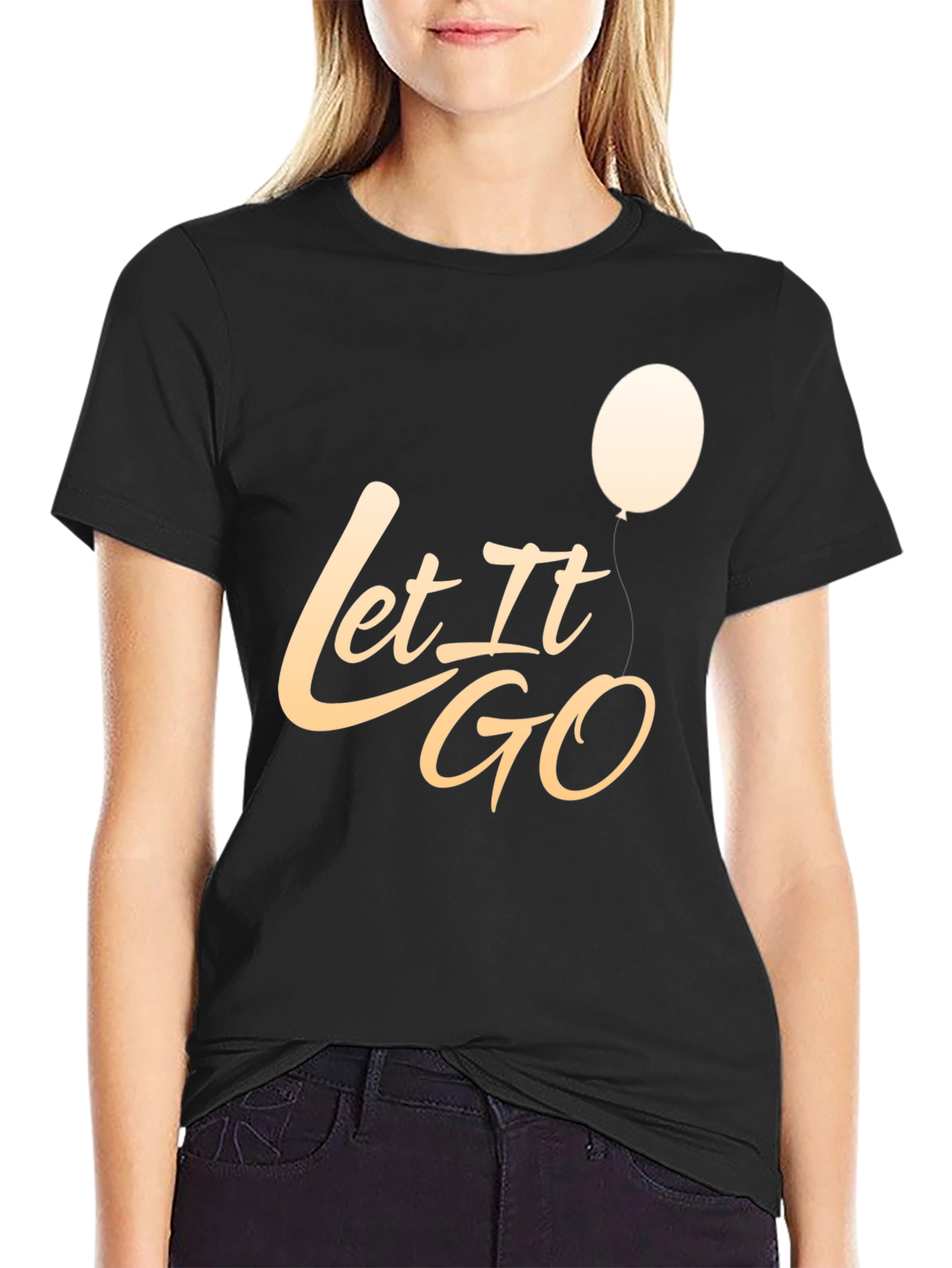 Let It Go Graphic T-Shirt - Stylish Casual Tee