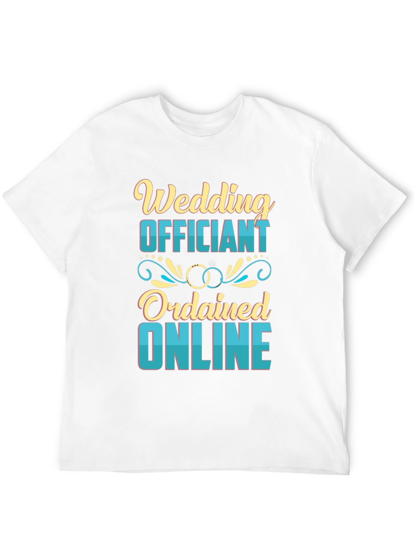 Wedding Officiant T-Shirt - Ordained Online Tee
