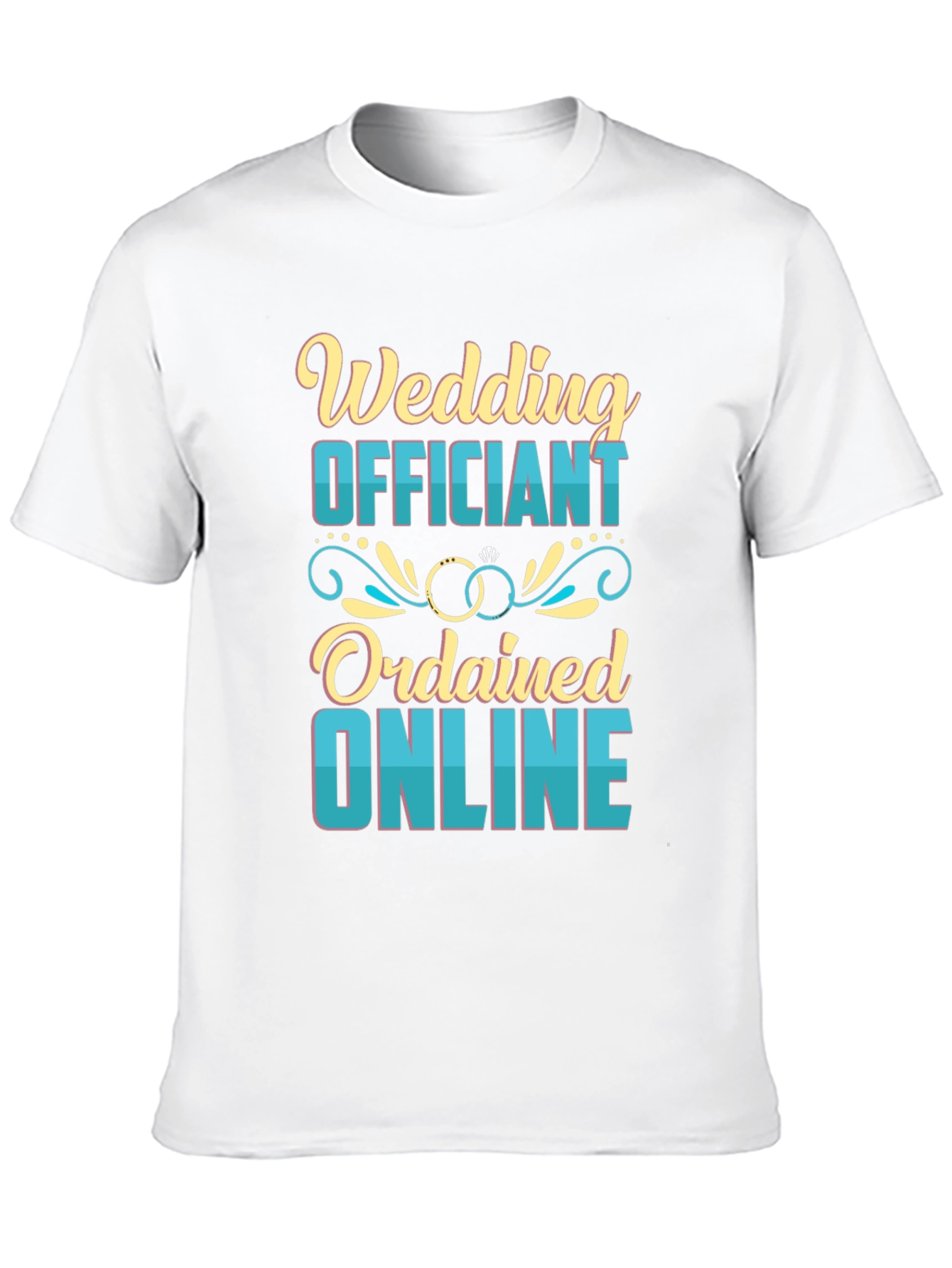 Wedding Officiant T-Shirt - Ordained Online Tee