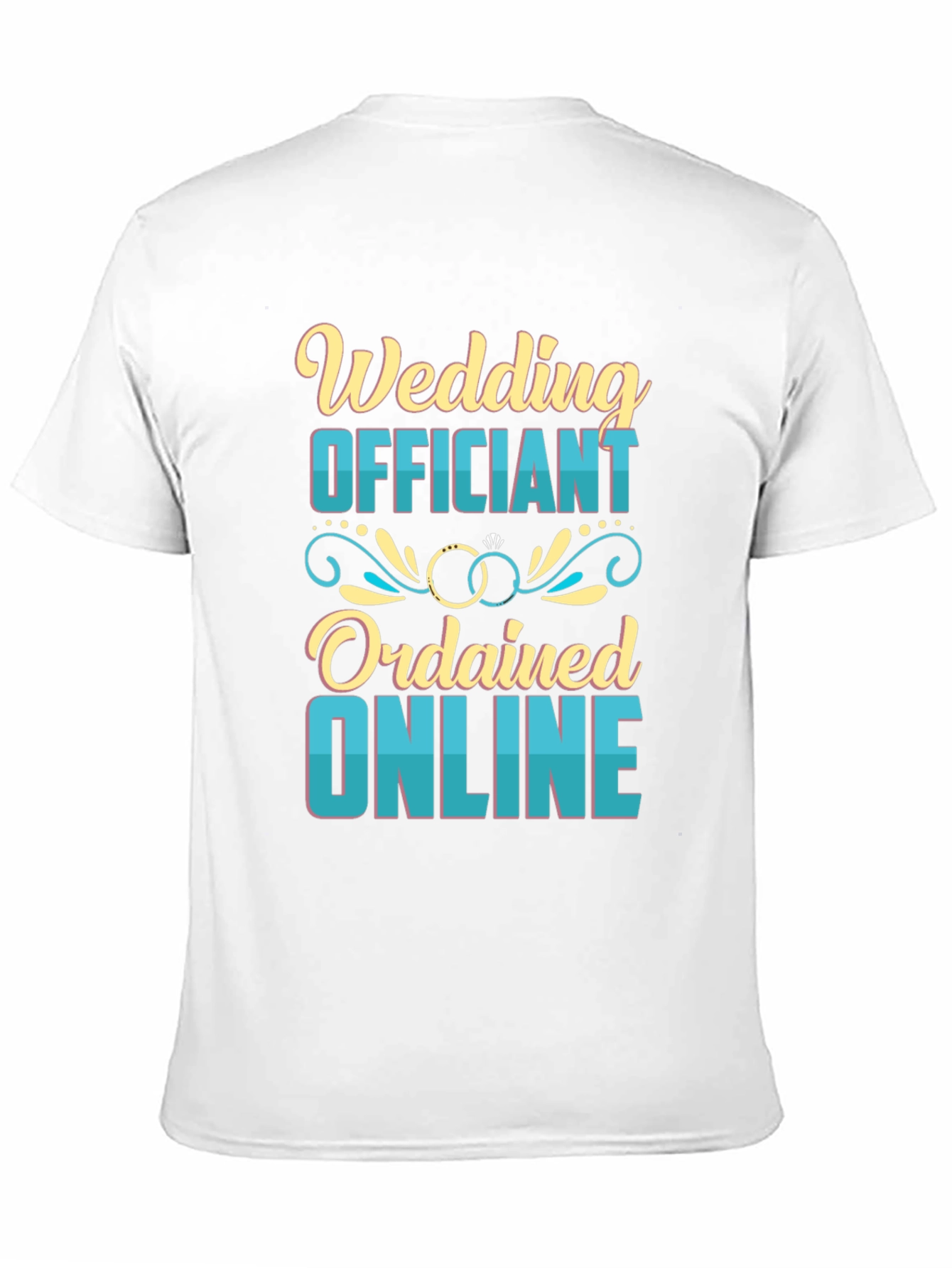 Wedding Officiant T-Shirt - Ordained Online Tee