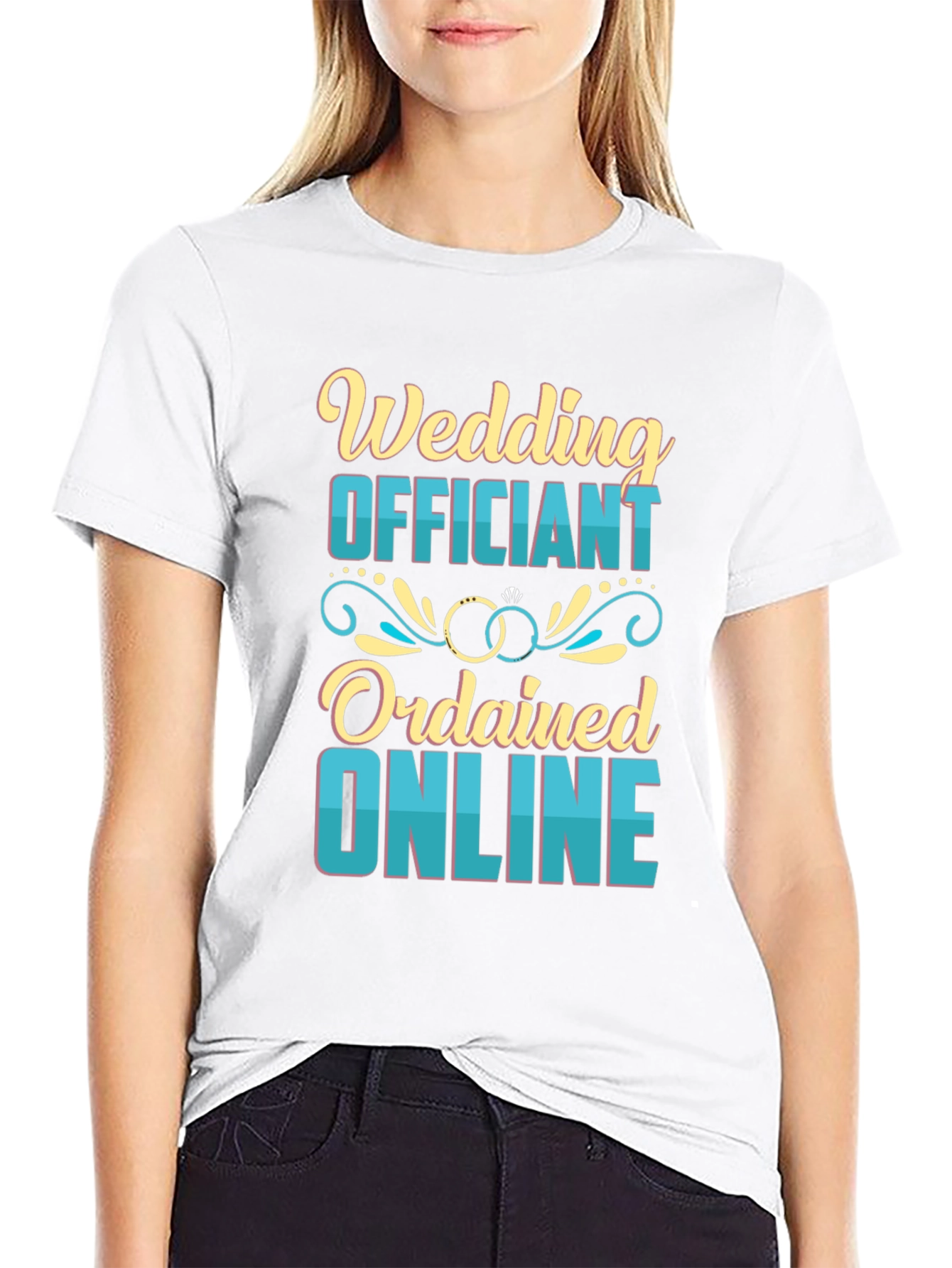 Wedding Officiant T-Shirt - Ordained Online Tee