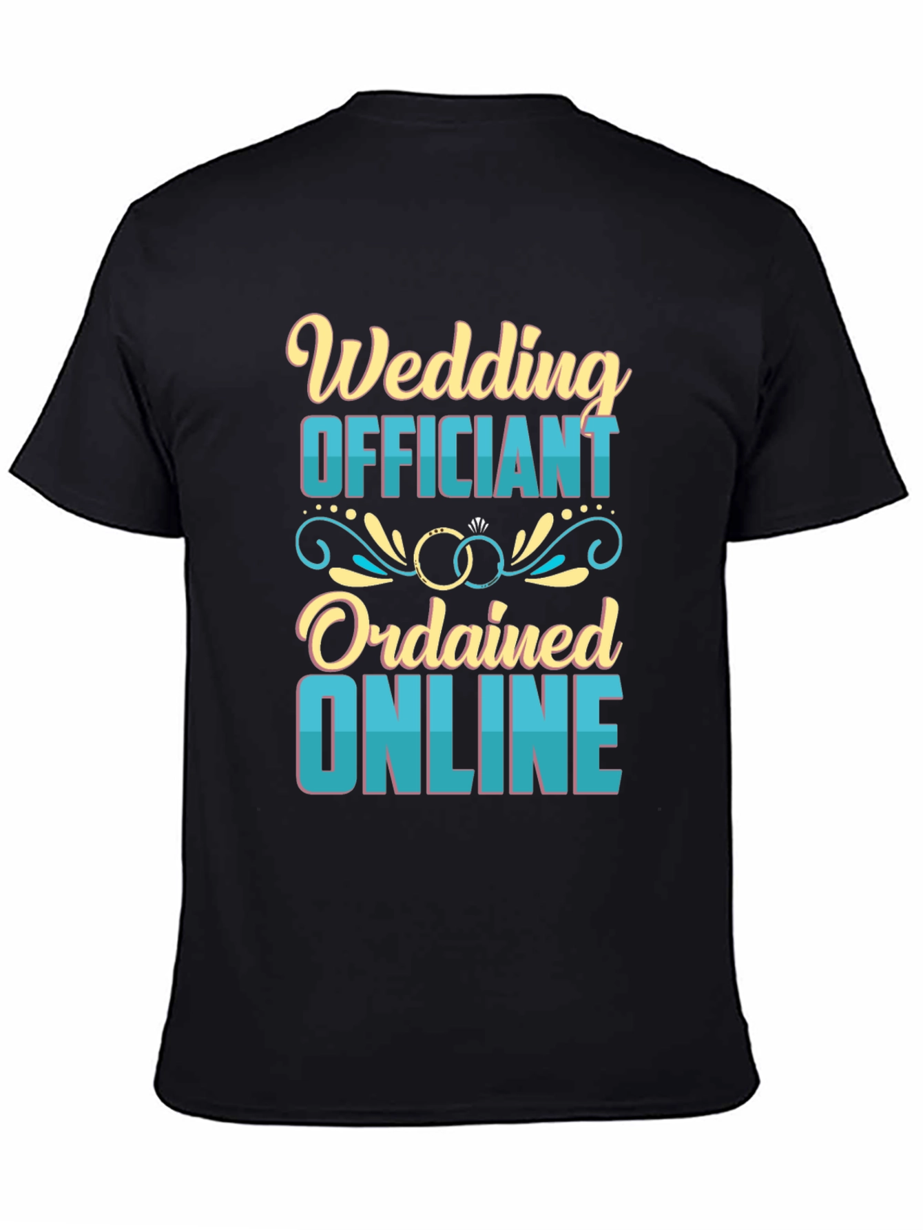 Wedding Officiant T-Shirt - Ordained Online Tee