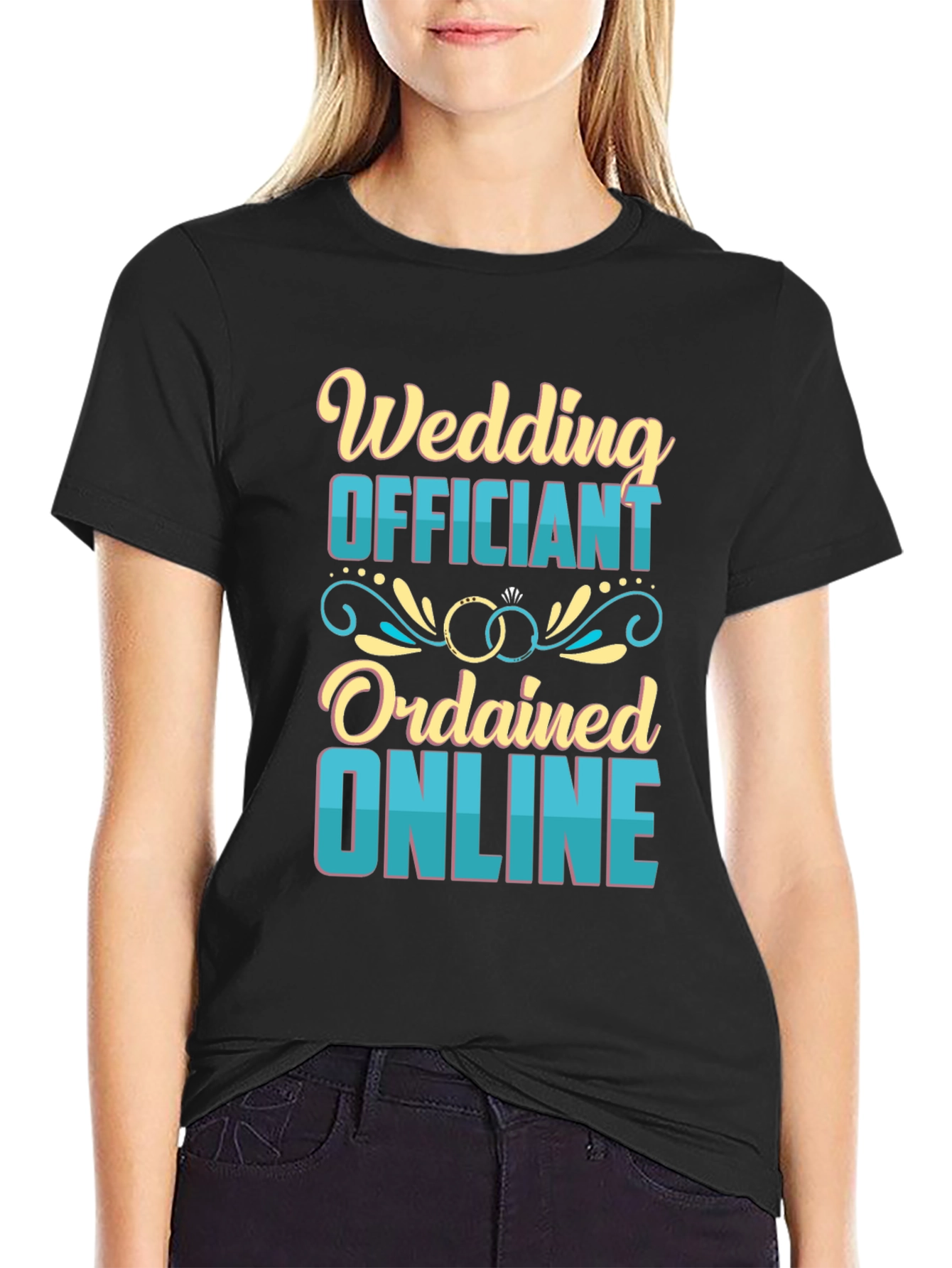 Wedding Officiant T-Shirt - Ordained Online Tee