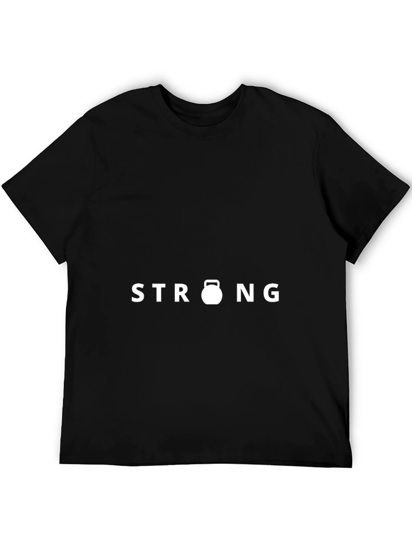 Strong Kettlebell Graphic Tee - Black