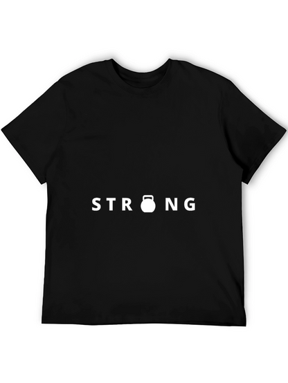 Strong Kettlebell Graphic Tee - Black