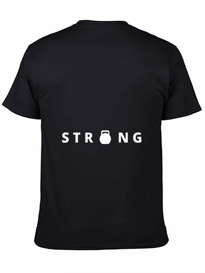 Strong Kettlebell Graphic Tee - Black