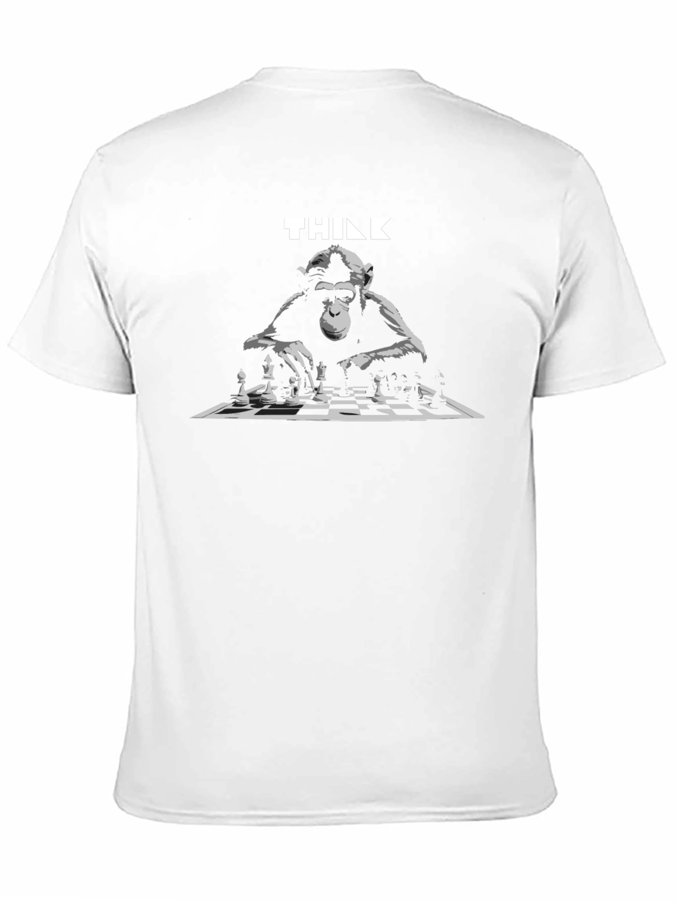 Think Monkey Chess T-Shirt