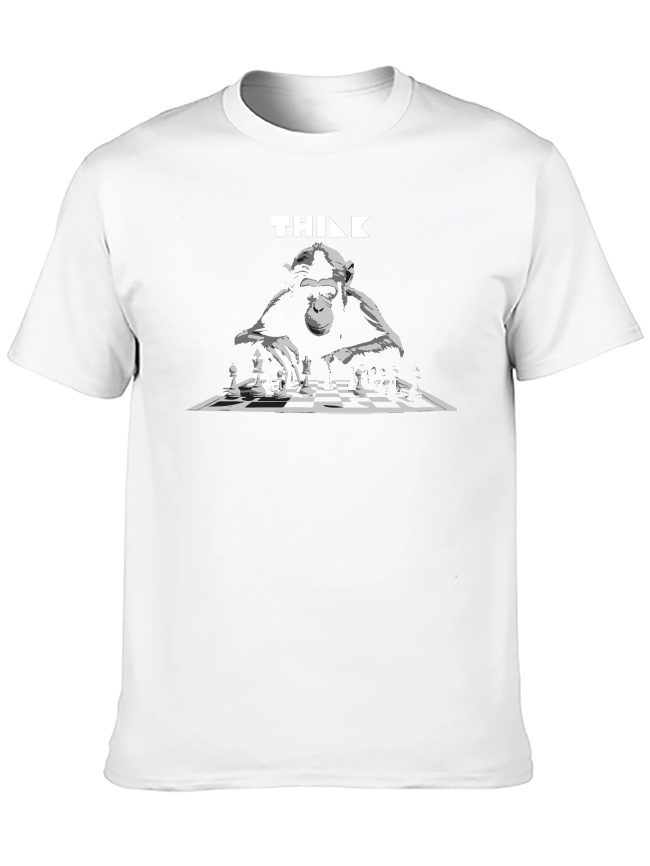 Think Monkey Chess T-Shirt
