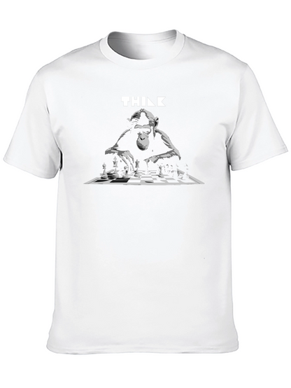 Think Monkey Chess T-Shirt