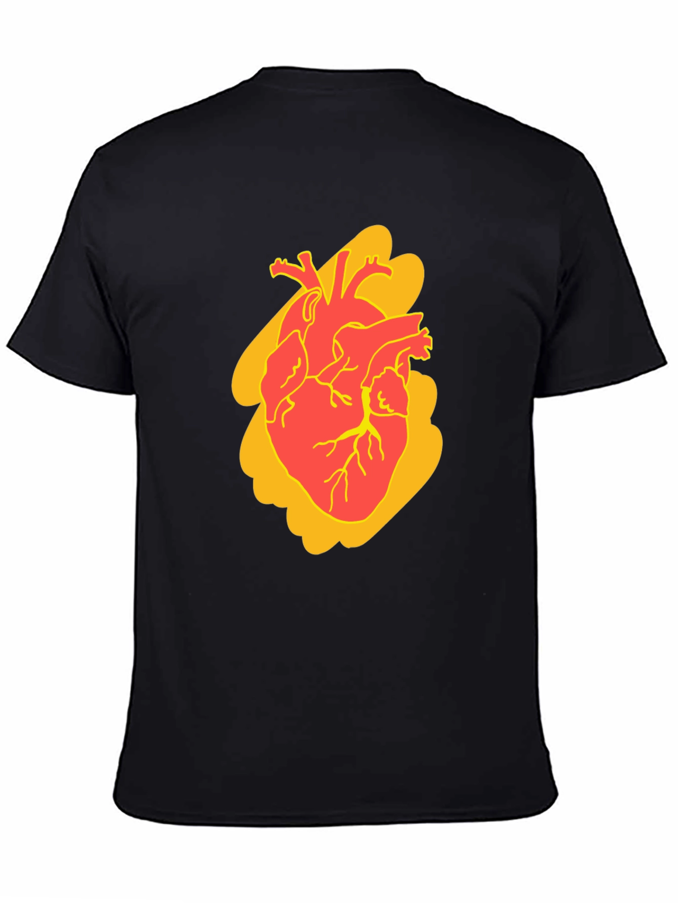 Anatomical Heart Graphic Tee - Bold Style