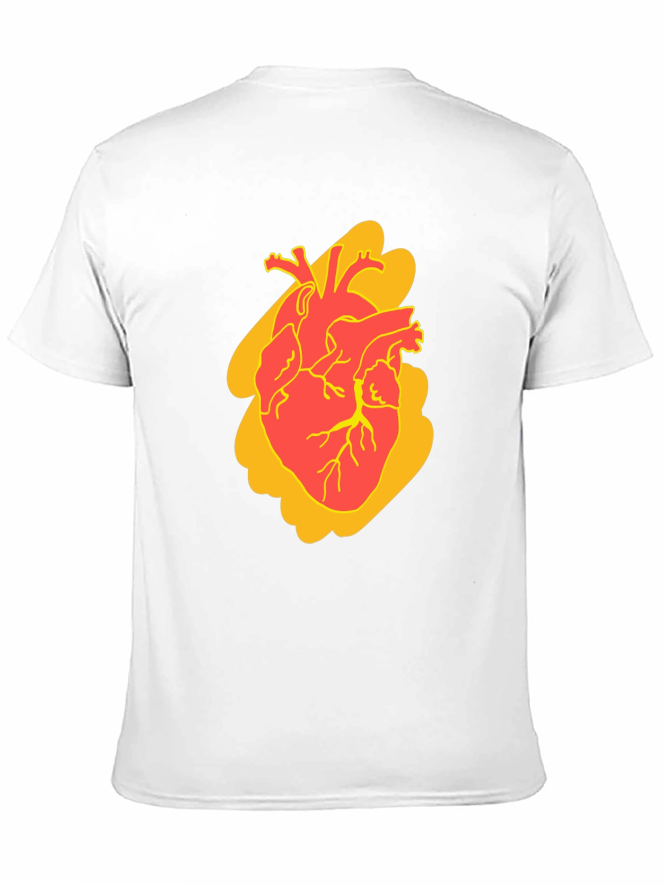 Anatomical Heart Graphic Tee - Bold Style