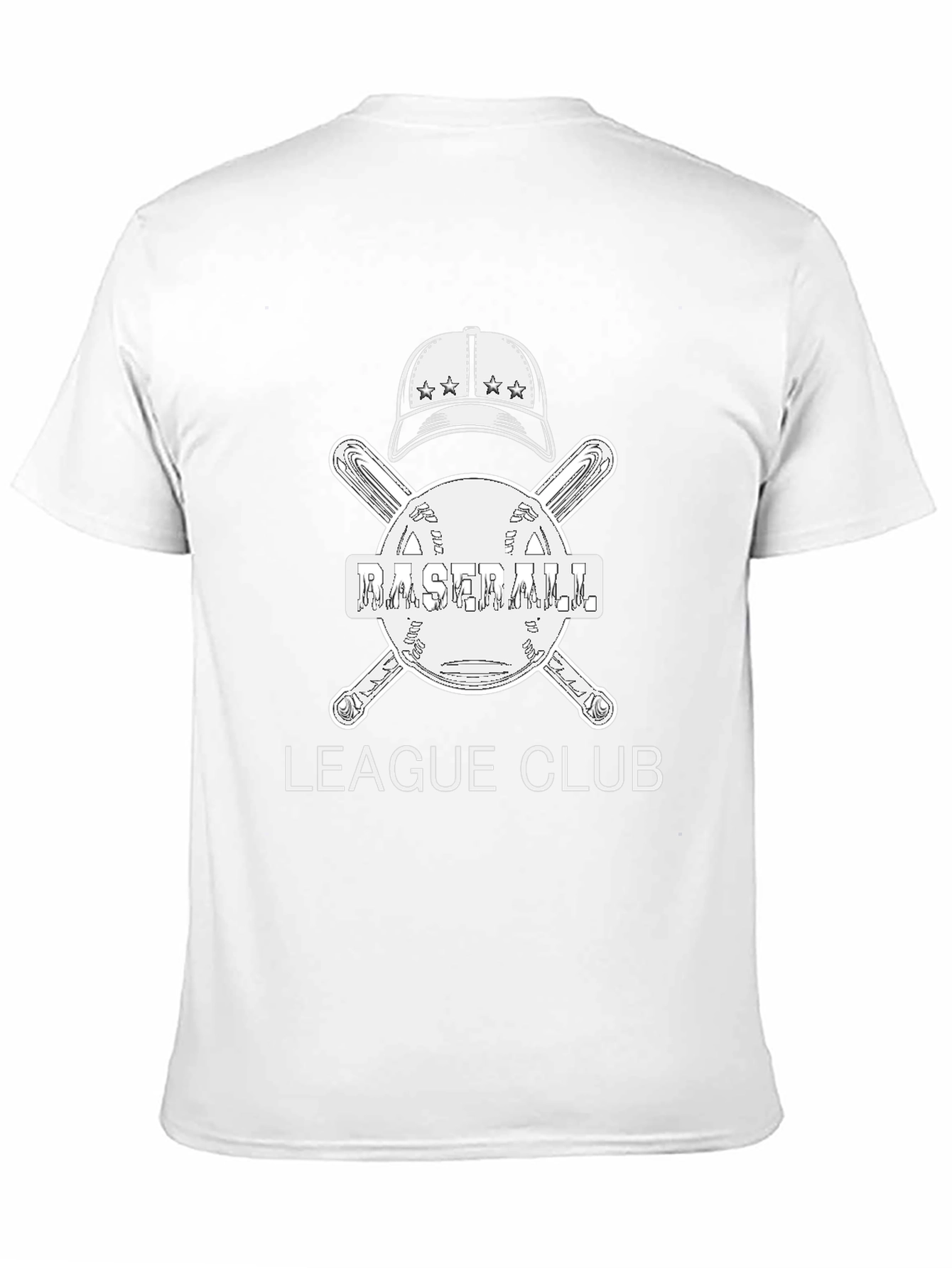 Baseball League Club Tee - Stylish & Comfortable