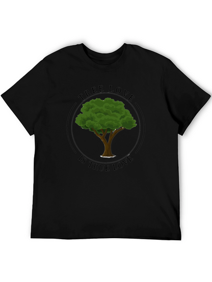 Tree Love Graphic Tee - Black Unisex T-Shirt