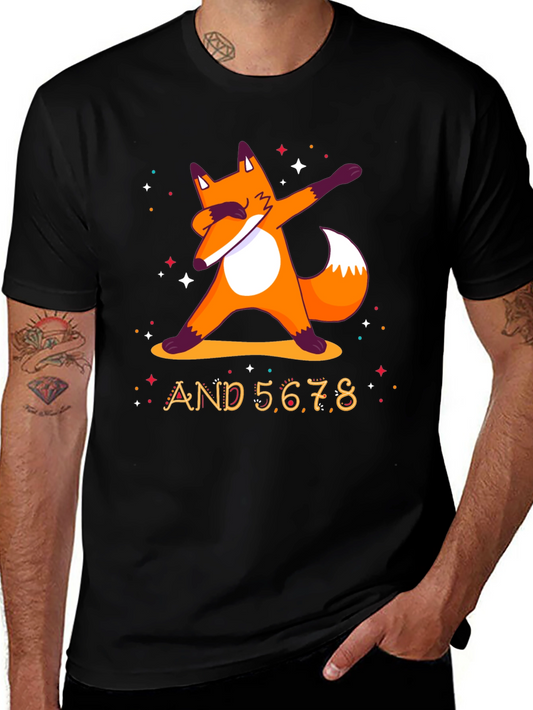 Dancing Fox Graphic Tee - And 5 6 7 8!