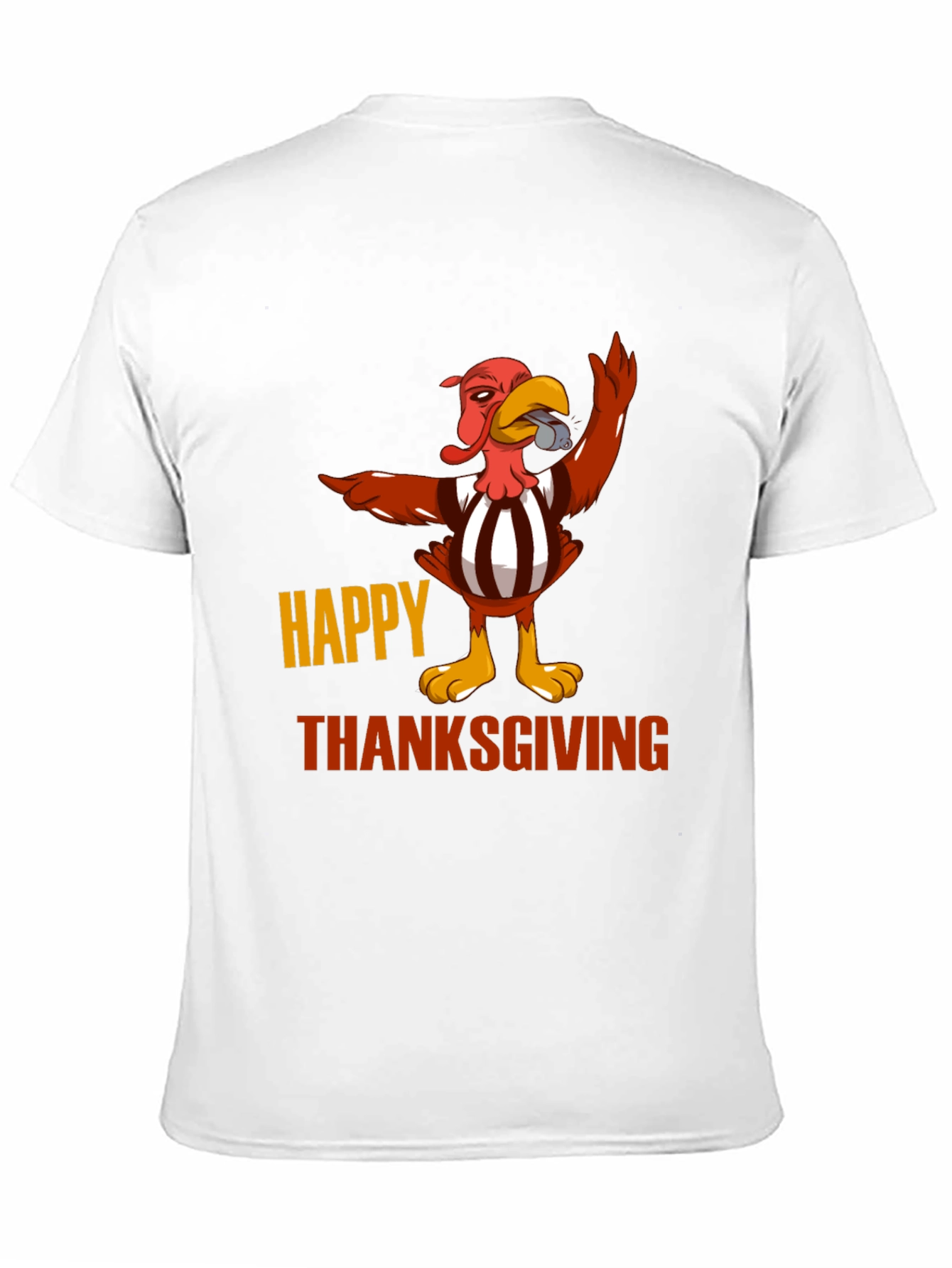Funny Thanksgiving Turkey Referee T-Shirt