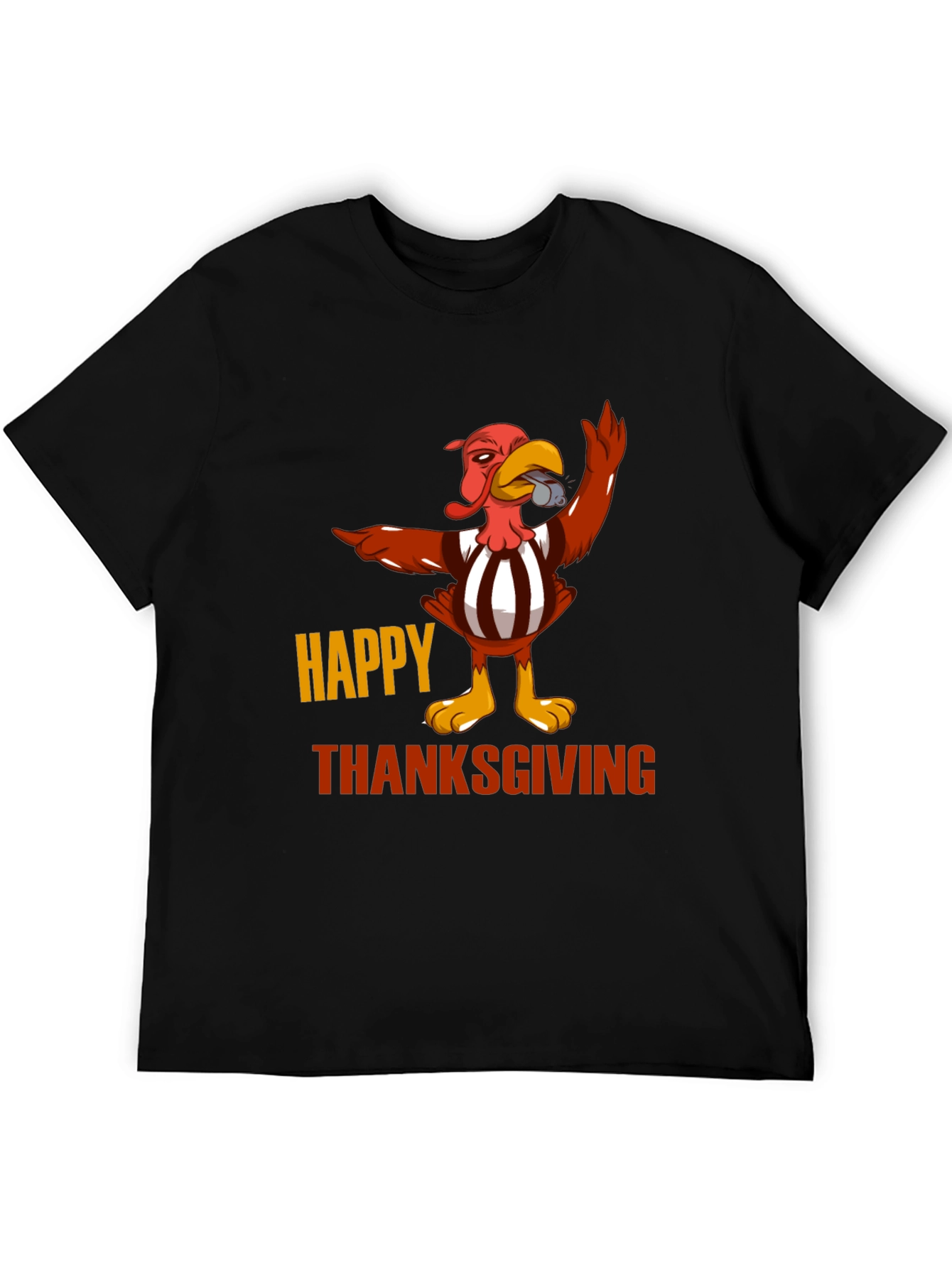 Funny Thanksgiving Turkey Referee T-Shirt