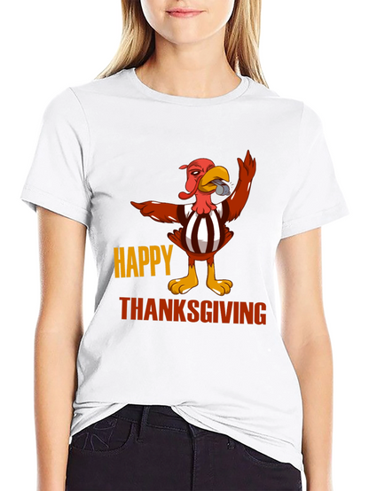 Funny Thanksgiving Turkey Referee T-Shirt