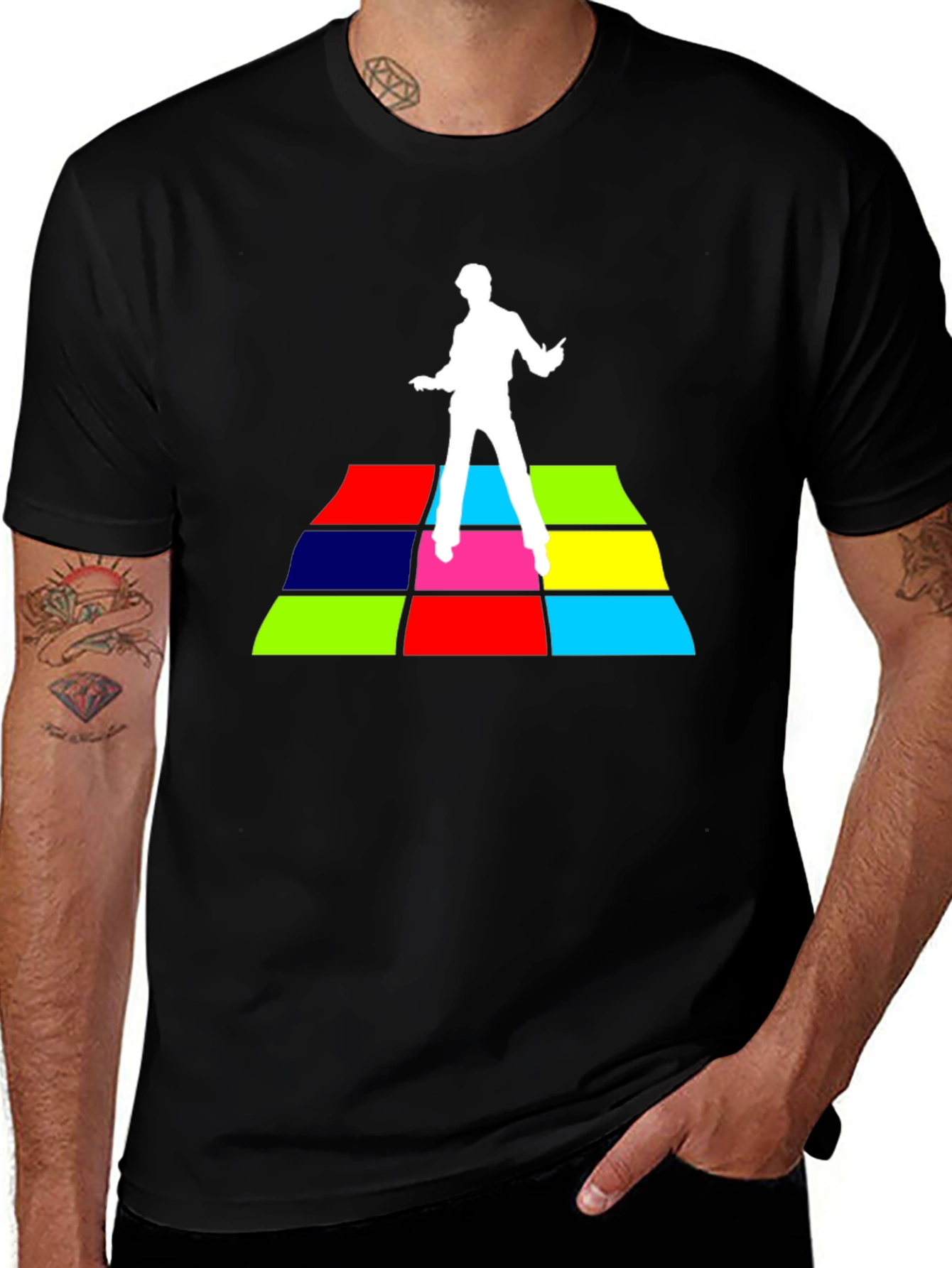 Retro Disco Dancer T-Shirt - Groovy 70s Style